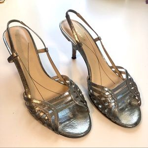 Kate Spade Silver Heels